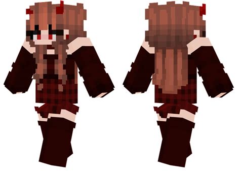 Red Demon Girl | Minecraft Skins