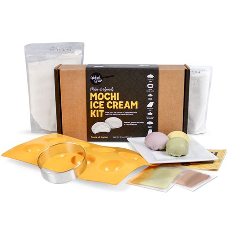 Buy Global Grub DIY Mochi Ice Cream Kit - Mochi Kit Includes Sweet Rice Flour, Potato Starch ...