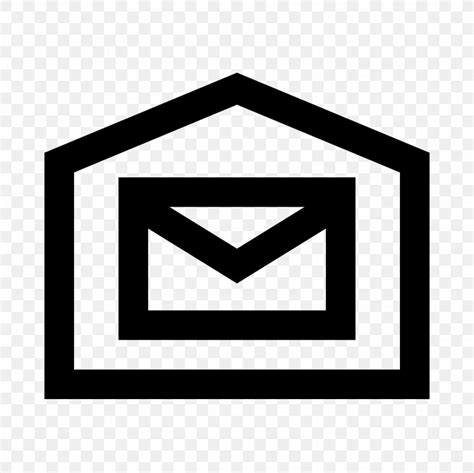 Mail Post Office Symbol, PNG, 1600x1600px, Mail, Area, Black, Black And ...