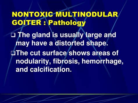 PPT - Simple (Nontoxic) Goiter: Diffuse and Multinodular PowerPoint ...