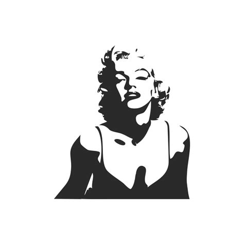 Marilyn Monroe Silhouette Wall decal Canvas Painting - marilyn monroe png download - 800*800 ...