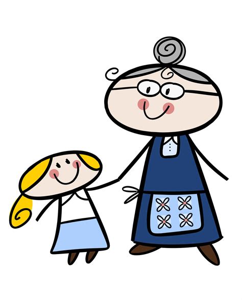 Grandma Drawing - ClipArt Best