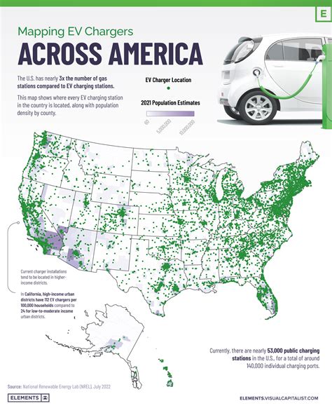 Interactive: EV Charging Stations Across the U.S. Mapped