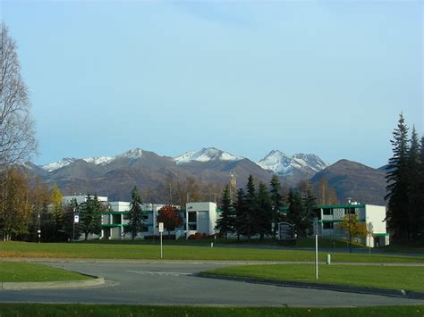 Chugach Mountains from Alaska Pacific University campus | Flickr ...