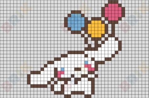 Cinnamoroll Pixel Art | Punto de cruz, Punto de cruz angeles, Punto de cruz de pokemon