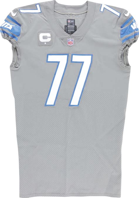 9/26/21 Frank Ragnow Detroit Lions "Color Rush" Game Worn Jersey (Photo ...