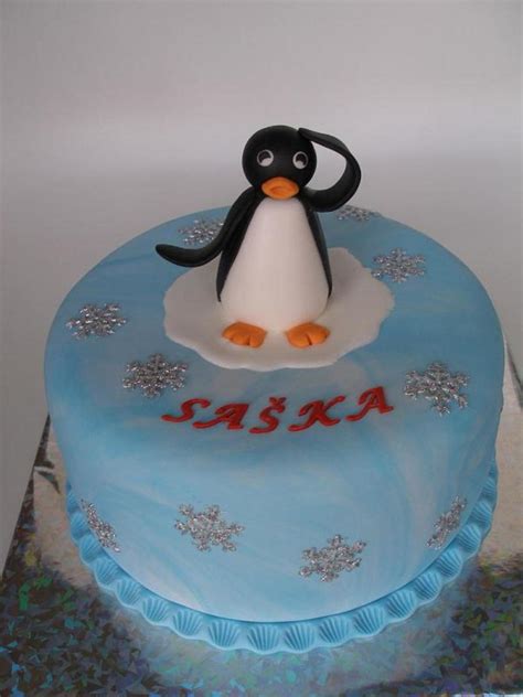 Pingu Thinks Happy Birthday - CakeCentral.com