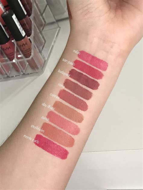 #best lip products drugstore beauty in 2020 | Lip cream swatches, Nyx soft matte lip cream, Nyx ...