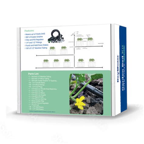 Raised Garden Bed Drip Irrigation Kits