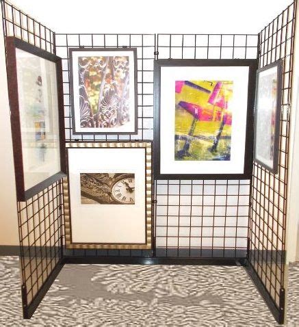 Popular Grid Merchandisers | Art display panels, Art fair display ...