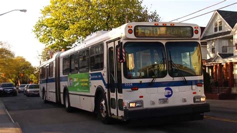 MTA Bus Company : Articulated Buses On The Q10, New Flyer D60HFs [ Queens Division Q10 ] - YouTube