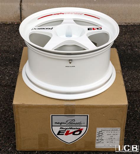 Desmond Regamaster EVO II 17X9 5X114.3 +22 Offset Gloss White Pre-Order