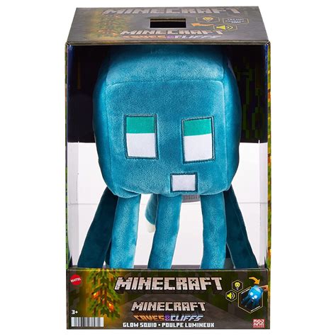 Minecraft Glow Squid Mattel 12 Inch Plush | Minecraft Merch