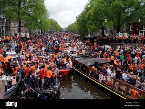 kings day , amsterdam, netherlands Stock Photo - Alamy