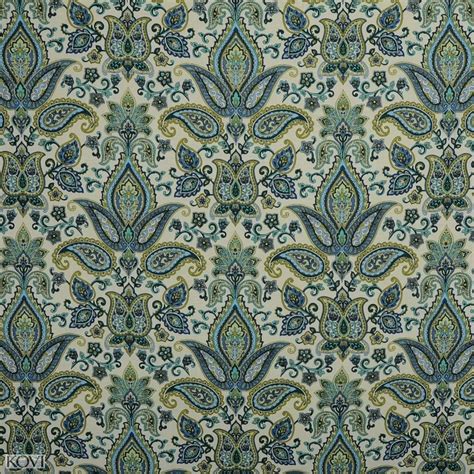 Jewel Blue and Green Floral Linen Upholstery Fabric | Linen upholstery fabric, Upholstery fabric ...