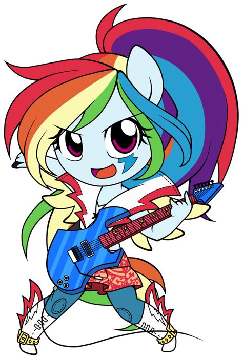 Rainbow Rocks: Chibi Rainbow Dash by Oathkeeper21 on DeviantArt