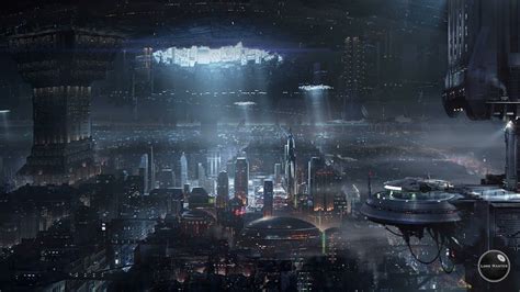 Star Wars Coruscant Concept Art