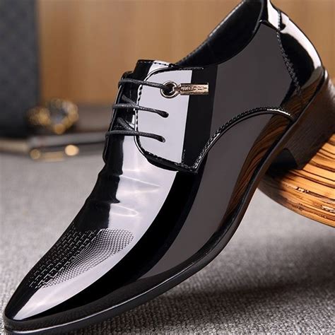 black designer formal oxford shoes for men wedding shoes leather italy ...