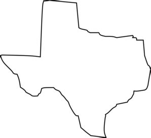 Texas Outline Clip Art at Clker.com - vector clip art online, royalty ...