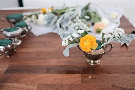 How to Create Floral Arrangements in Thrift Store Sugar Bowls — The ...