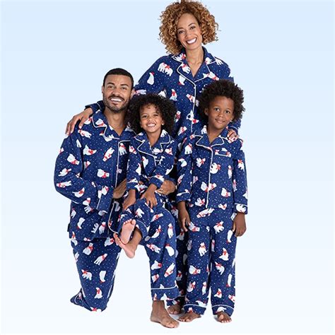 Blue Christmas Pajamas For Family — My Comfy Pajama