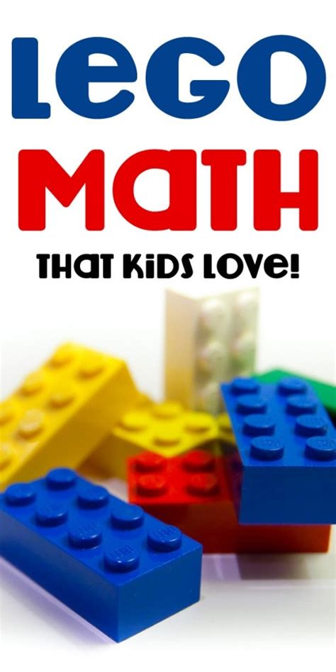 Lego Math | Lego math, Homeschool math, Preschool math