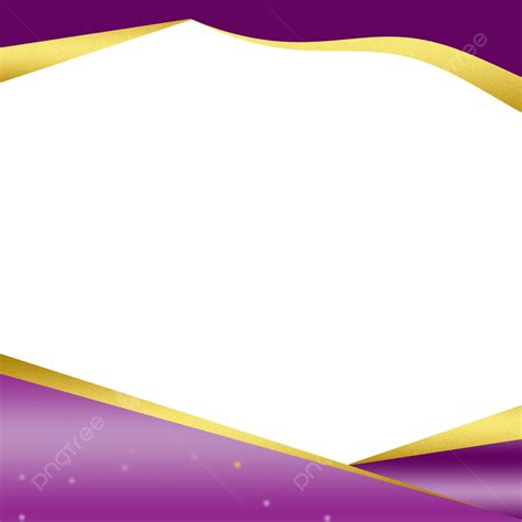 Purple Abstract Frame PNG Transparent, Purple Gold Abstract Frame Border Transparant Background ...