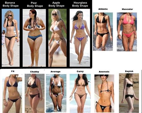 Women's body types | Body types women, Athletic body type, Body types chart