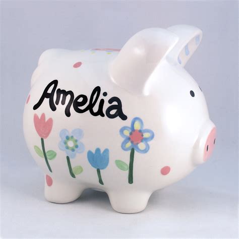 Personalized Piggy Bank Ceramic Personalized Custom