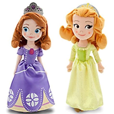 Disney Store Sofia the First 13" Plush Doll Set Featuring Sofia and Amber - Walmart.com ...