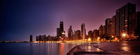 Chicago at Night Wallpapers - Top Free Chicago at Night Backgrounds ...