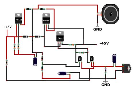 150 Watt Power Amplifier Circuit