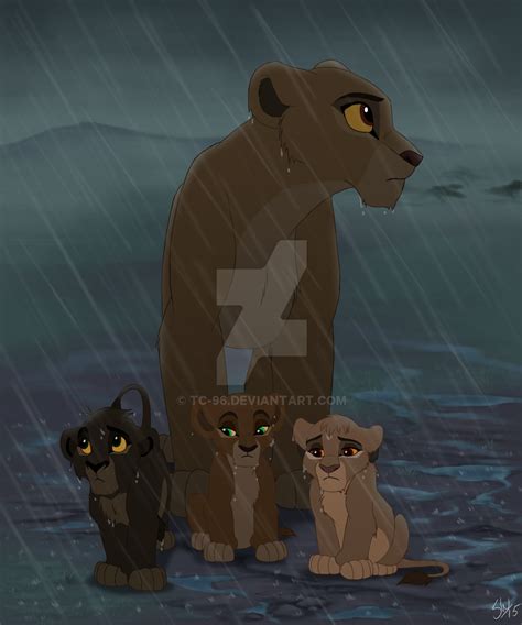 Kovu X Kiara + cubs on Advanced-TLK - DeviantArt