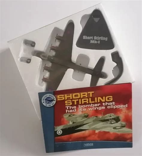 ATLAS EDITIONS MILITARY Giants of the Sky Short Stirling 1:144 with ...