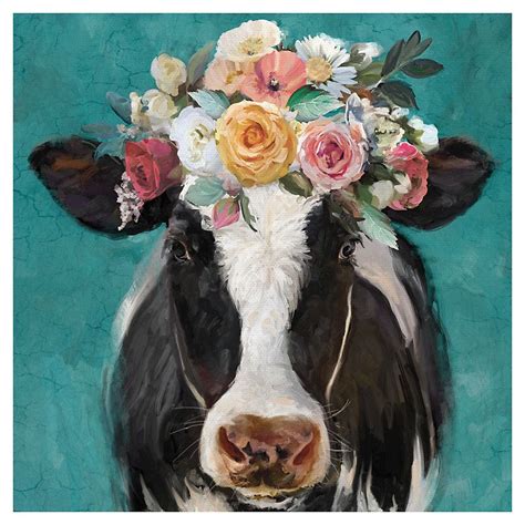 Cow Paintings On Canvas, Cow Canvas, Canvas Art Prints, Canvas Painting, Canvas Wall Art, Animal ...