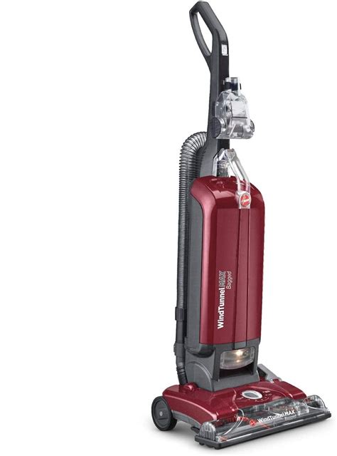 Hoover WindTunnel Max Bagged Upright Vacuum Cleaner, with HEPA Media Filtration, 30ft. Power ...