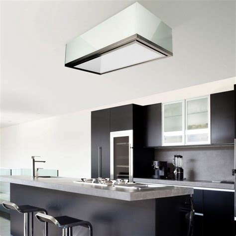 Ceiling Mounted Ceiling Extractor Fan Kitchen Island - Montpellier 90cm Ceiling Mounted Island ...