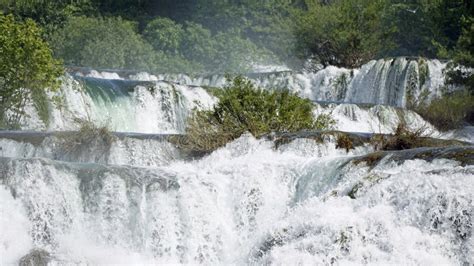 Scenic Waterfall in Krka National Park Stock Photo - Image of nature, natural: 281787212