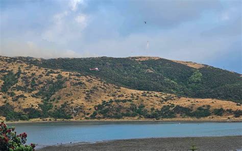 Warning as fire burns through 10 hectares at Titahi Bay | RNZ News