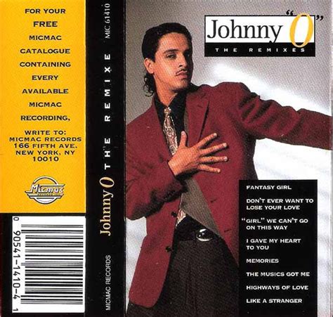 Johnny O - The Remixes (Cassette) | Discogs