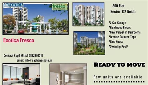 ready to move flats at noida expressway sector 137 available on rent ...