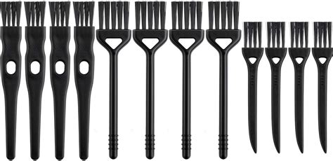 12 Pieces Electric Shaver Razor Cleaning Brushes Nylon Bristles Razor Cleaner Brush, 3 Sizes ...