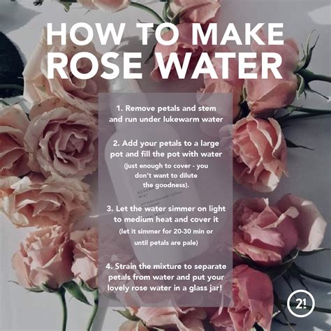 How To Make Rose Water - 21Ninety