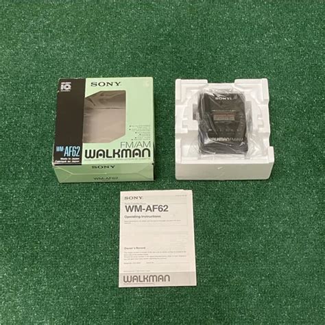 SONY WALKMAN 10TH Anniversary WM-AF62 Cassette Player FM/AM Radio In Box CIB VTG $229.99 - PicClick