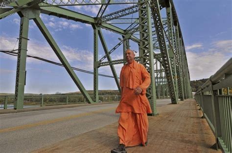 Hare Krishna monk on spiritual journey, passes through Rayburn | Monk ...