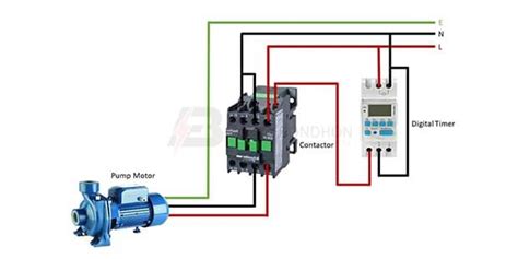 Digital Timer switch in motor wiring diagram | Digital timer, Timer, Electrical circuit diagram