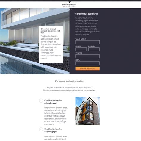 Real Estate Responsive Website Template