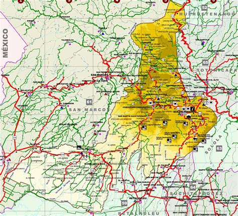 Map of Quetzaltenango - Full size | Gifex