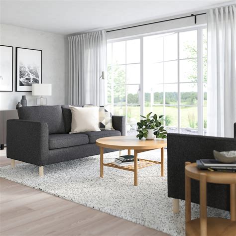 PÄRUP loveseat, Gunnared dark gray - IKEA CA