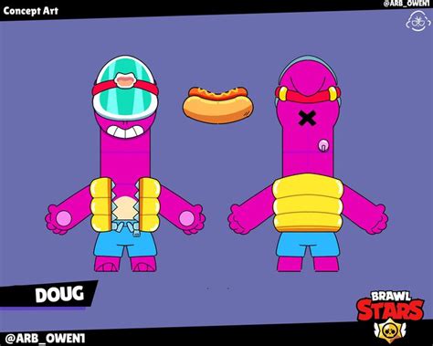 Doug Concept Art Brawl Stars | Tutoriais de arte, Desenhos fáceis, Caderno de esboços